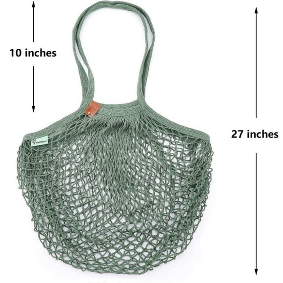 New Pink Farmers Market Mesh Bag - Picture 4 of 5